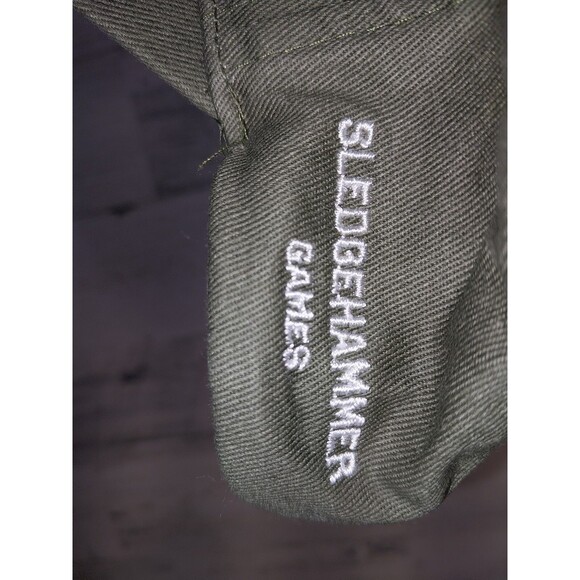 Call of Duty WWII Video Game Green Cap Hat COD World War 2 PS4 Xbox One - Picture 4 of 6